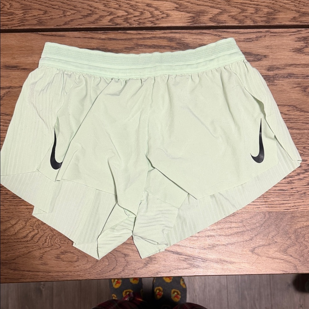Nike Women's Mint Green Athletic Shorts